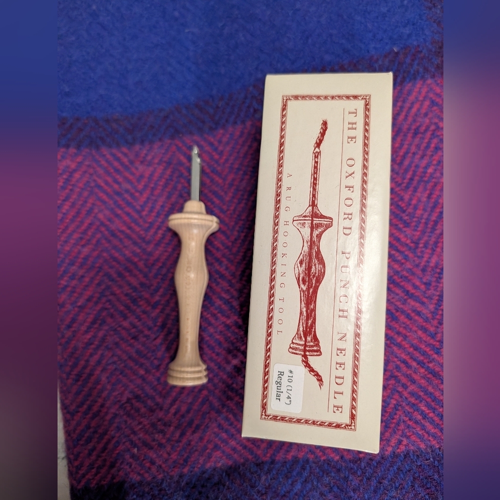 The Oxford Punch Needle #10 "1/4" Regular Rug Hooking Tool